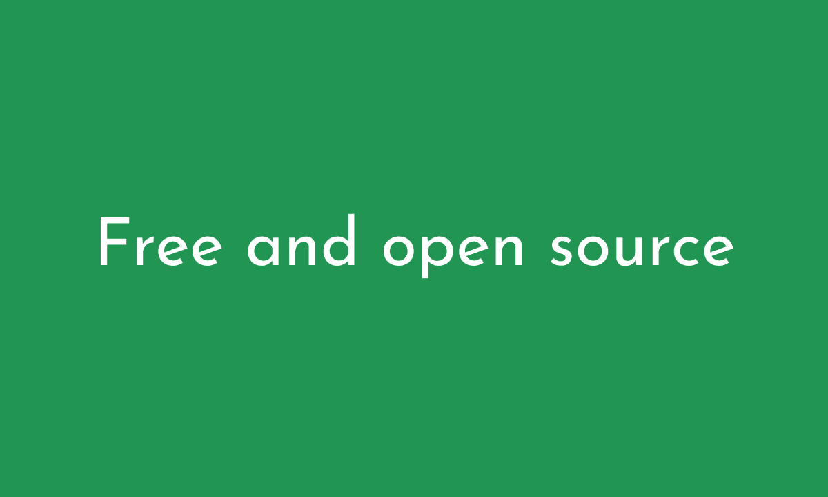 What does "free and open-source" mean?